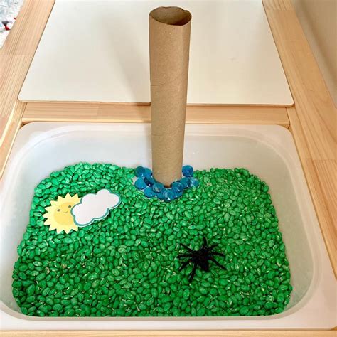 🕷 The Itsy Bitsy Spider 🕷 Here Is This Weeks Sensory Bin To Go Along