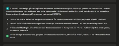 A Pesquisa Enfoque Qualitativo Pode Ser Ancorada Em Desenhos