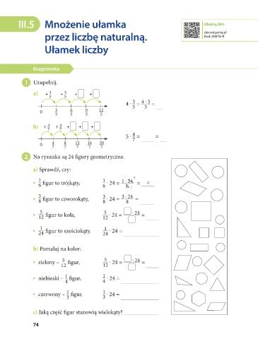 Page Matematyka Z Kluczem Klasa Semestr Mno Enie U Amka Przez