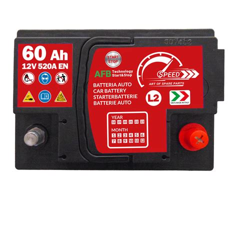 Batteria Auto Speed Ah A Start Stop Afb Ricambi Auto Smc