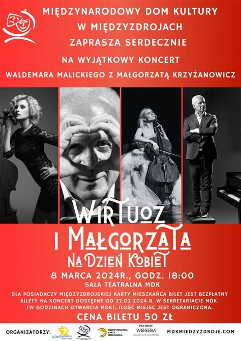 Wirtuoz I Ma Gorzata Na Dzie Kobiet Koncert Mi Dzyzdroje