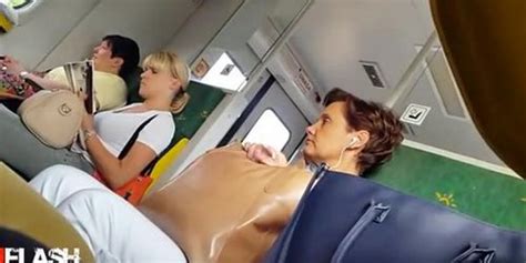 Bulge Flash Mature On Bus Tnaflix