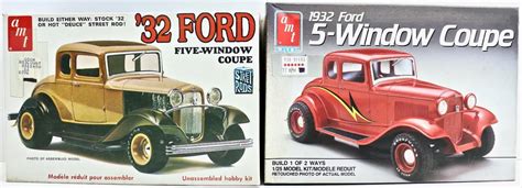 AMT 1934 Ford 5 Window Coupe Street Rod 1 25 Scale Model 51 OFF