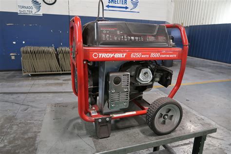 6 250 WATT TROY BILT GASOLINE POWERED PORTABLE GENERATOR