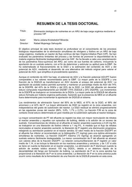 Resumen De La Tesis Doctoral Tdx