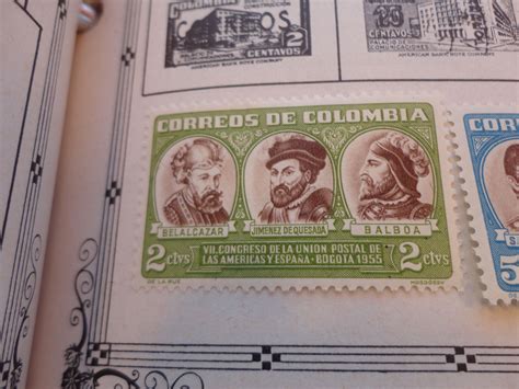 Old Postage Stamps From Colombia