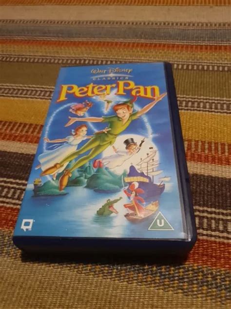 Walt Disney Classics Peter Pan Vhs Tape Vintage Nostalgia Retro £449