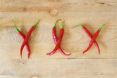 Xxx Made From Red Hot Chilli Peppers Stock Photo Image Of Restaurant Chillies 54490604