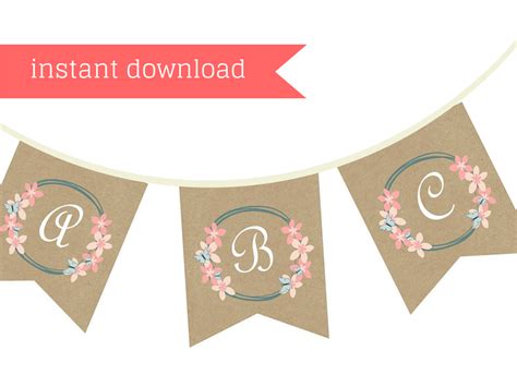 Floral BRIDAL shower printable - Magical Printable