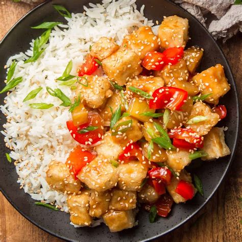 Easy Sweet Sour Tofu Vegan Guru