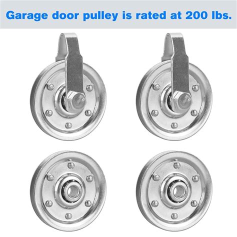 garage door pulley  cable set garage door extension cable pulley