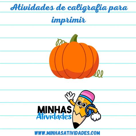 Exercícios Para Melhorar A Caligrafia Para Imprimir
