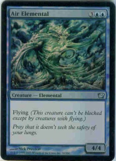 Mtg Air Elemental Foil