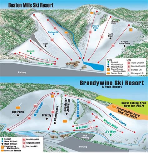 Brandywine Falls Map