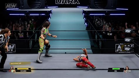 AEW Fight Forever Kris Statlander Vs Thunder Rosa AEW Womens