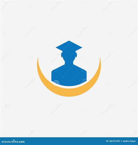 Graduation logo template stock illustration. Illustration of creative ...