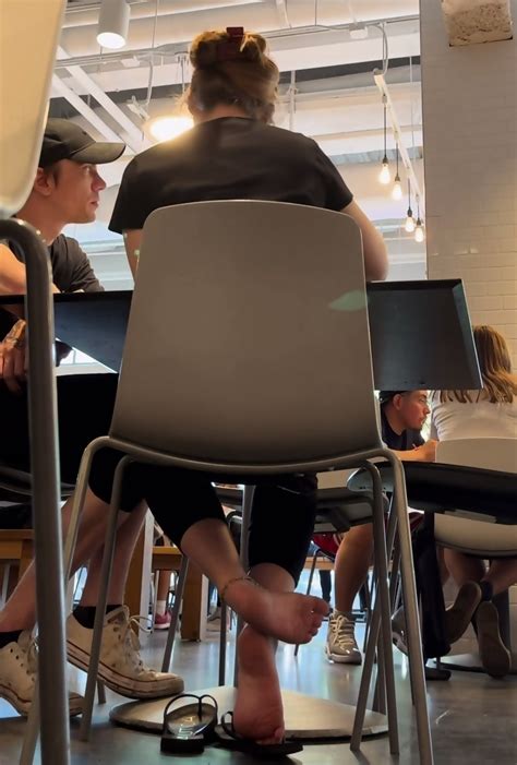 Great Blonde Soles In Public