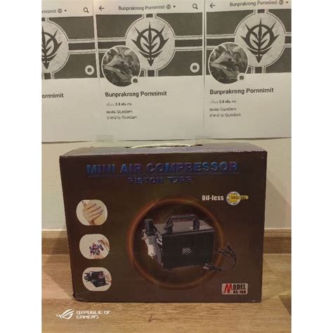 ปั๊มลม คุณภาพ AS-18 A/B Mini Compressor งานโมเดล กันพลา มือ2 คุณ ...