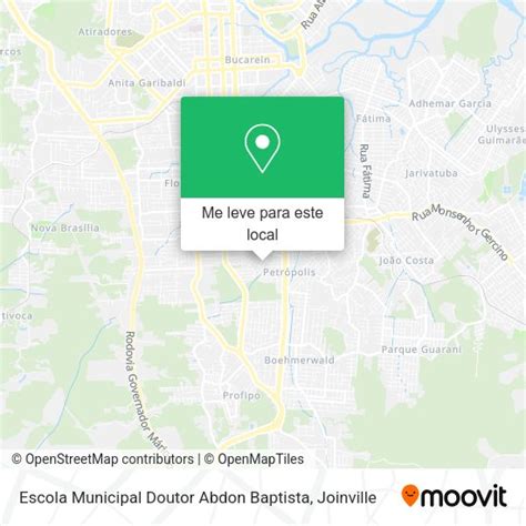 Escola Municipal Dr Abdon Baptista - Como chegar até Escola Municipal Doutor Abdon Baptista em Joinville de ...