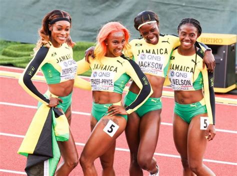 Jamaica Claims Silver In World Championships Women 4x100 Cnw Network