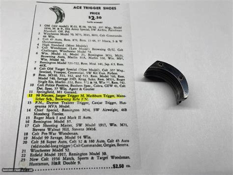 Target Trigger Shoe For 98 Mauser