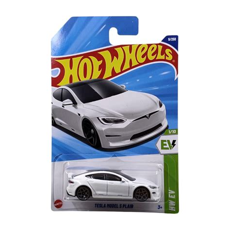 Jual Hot Wheels Tesla Model S Plaid Putih E Shopee Indonesia