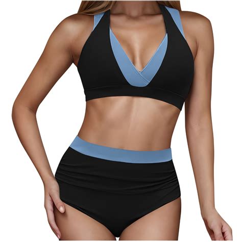 BeAi Trendy Swimsuits One Piece High Waisted Cheeky Bikini Sets For