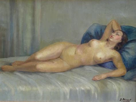 Antiques Atlas Nude Lady Portrait French Art Deco Oil Paintings