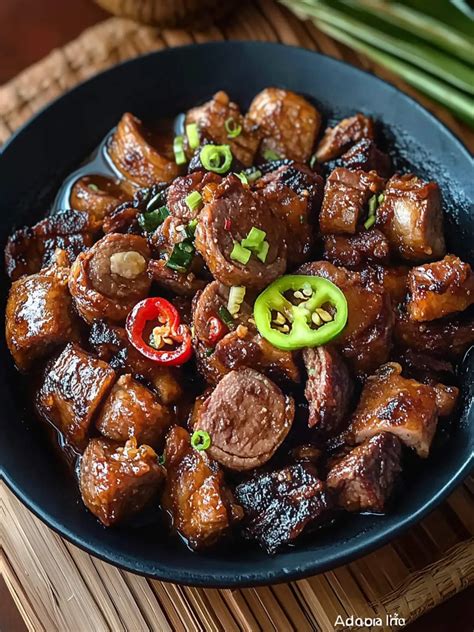 easy adobong isaw ng baboy delicious filipino pork intestines