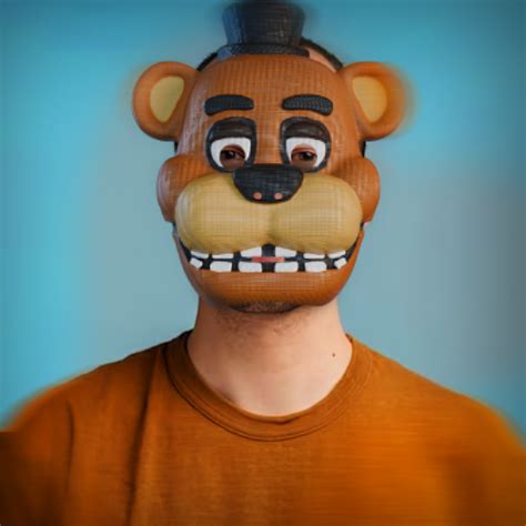 Stl Datei Freddy Fazbear Maske Five Nights At Freddy S Cosplay