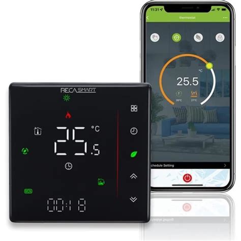 S Rie Thermostat Intelligent Wi Fi Pour Chauffage Lectrique A