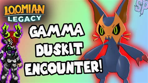 Gamma Duskit Encounter Loomian Legacy Roblox 2021 Youtube