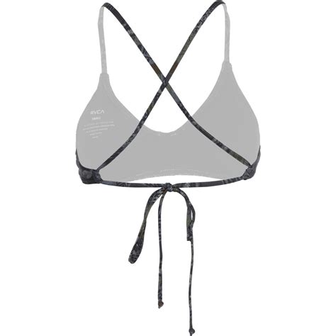 RVCA Island Punk Criss Cross Bikini Top Women S Clothing