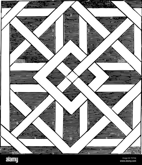 The image shows the square pattern along with its different pattern ...