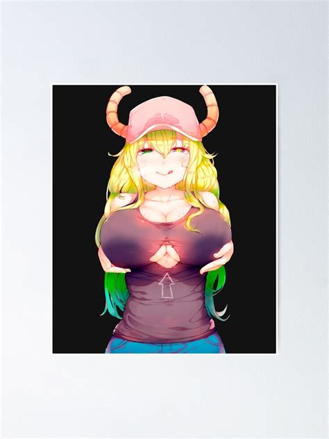 Poster Lewd Lucoa Anime Hentai Sexy Quetzalcoatl Hot Boobs Dragon Maid Busty Sexy Hentai