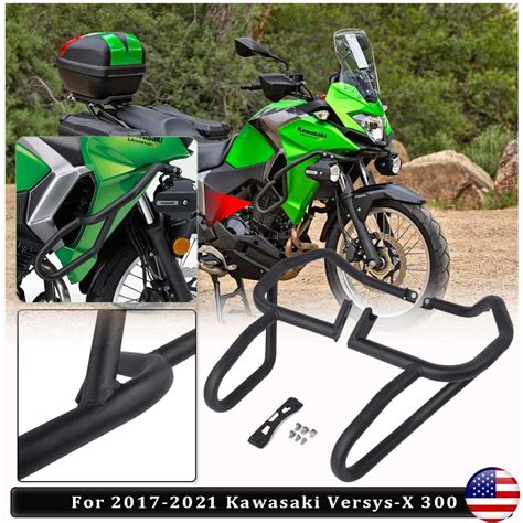 Crash Bar Motor Koruma Tampon çerçeve Düşen Koruyucu Kawasaki Için X Versys X 300 Versys300 17