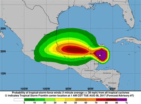 Storm Franklin path update: Latest storm track, weather models, maps ...