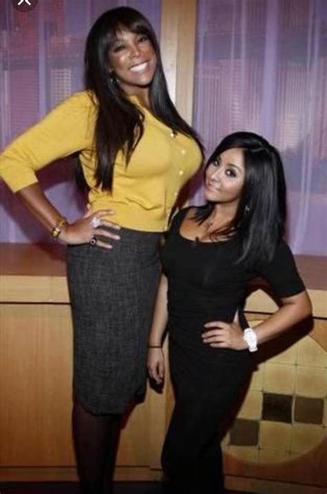 Wendy Williams shoving her enormous breasts in Snooki's face. | Scrolller