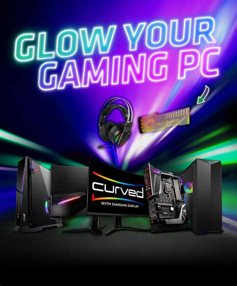 Glow Your Gaming Pc Rgb Pc Rgb Motherboard Rgb Monitor Msi