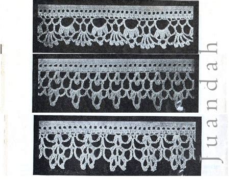 Entire Book Of 1940s Vintage Crochet Edgings Includes 70 Pdf Etsy