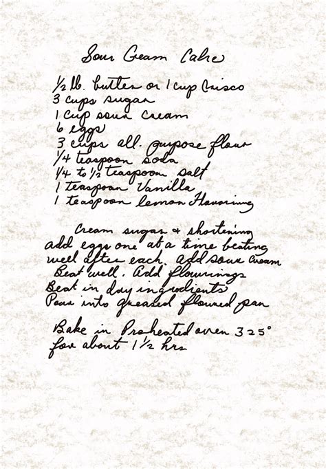 Handwritten Recipe Keepsake - Etsy