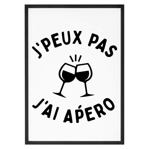 T Shirt J peux pas j ai apéro Pour Homme La French Touch