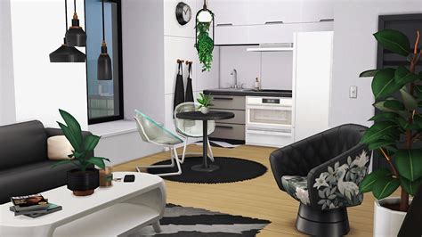 Minimalist Apartment | No CC | 03 - Screenshots - The Sims 4 Rooms ...