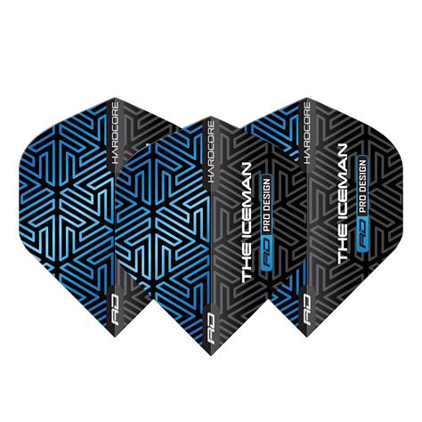 Letky Gerwyn Price Hardcore Premium Blue Black Dartshopper Cz