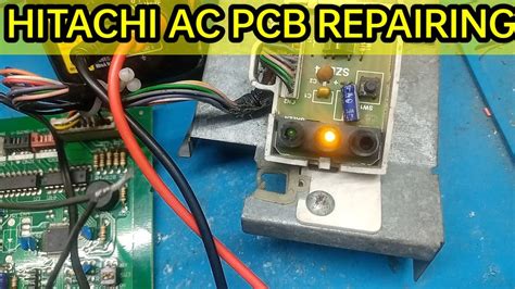 Hitachi Split Ac Pcb Repairing Time Blinking Youtube