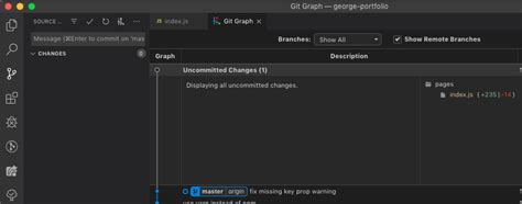 Javascript VSCode Not Showing Changes In Source Control Git Panel