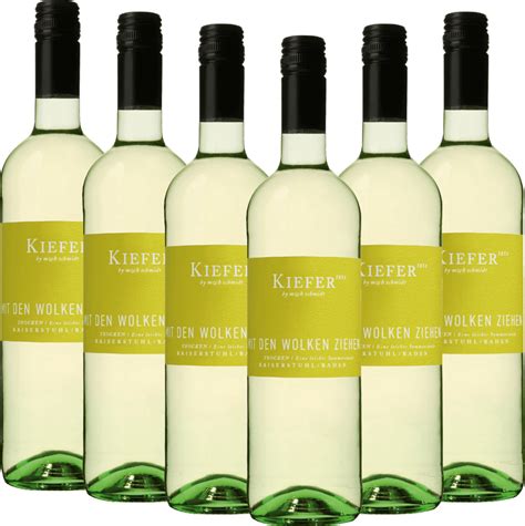 6x Vorteils Weinpaket Mit Den Wolken Ziehen Trocken Weingut Kiefer