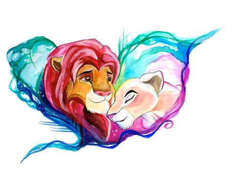 Simba and Nala fan art. | Lion king art, Lion king fan art, Lion king ...