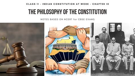 The Philosophy Of The Constitution Notes Class 11 Political Science