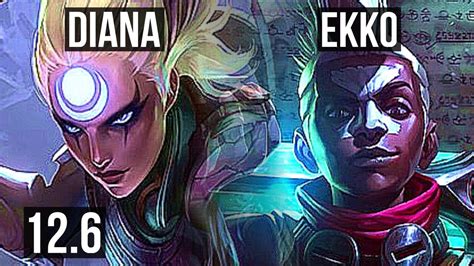 Diana Vs Ekko Jng Legendary M Mastery Euw Master